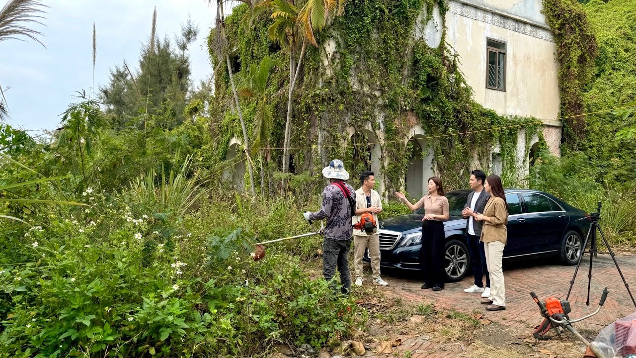 Abandoned beachfront villa overgrown with weeds for 36years | Resort group seeks rescue for property