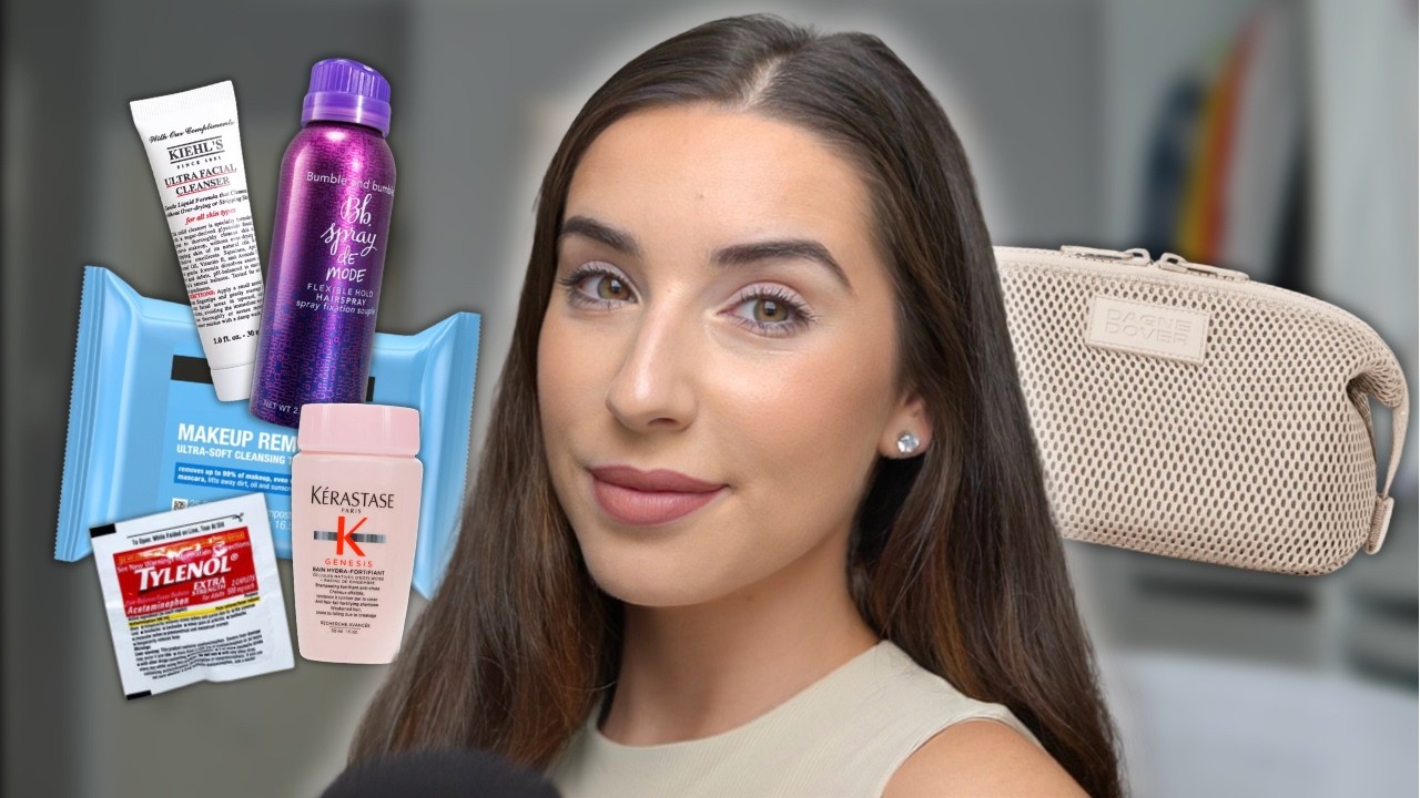 ASMR What's In My Toiletry Bag ✈️