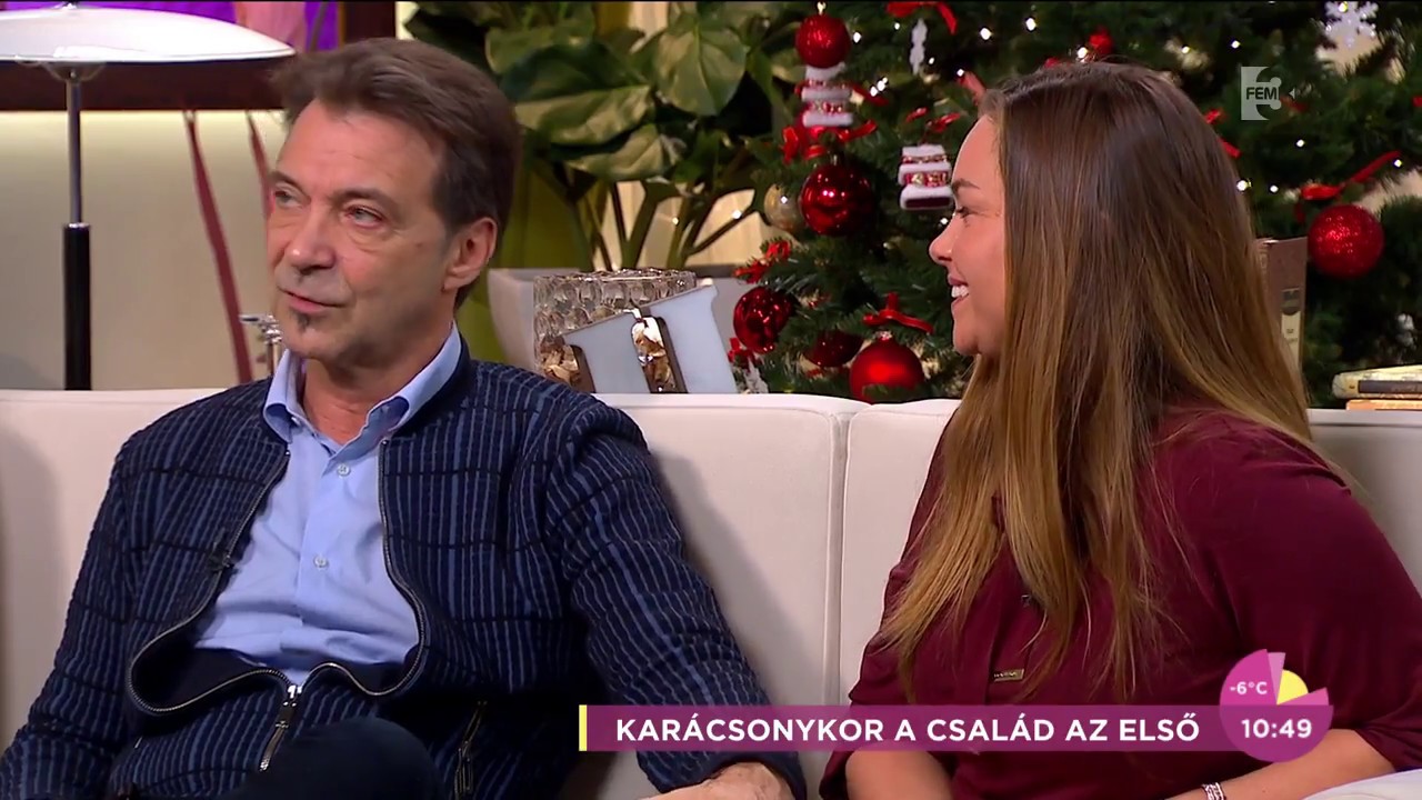 Hajas L&aacute;szl&oacute; el&eacute;rz&eacute;keny&uuml;lt legkisebb gyermeke szalagavat&oacute; besz&eacute;d&eacute;n - tv2.hu/fem3cafe
