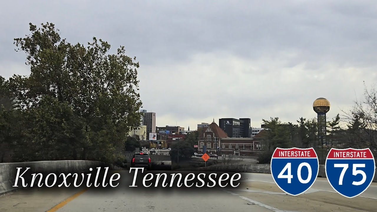 Knoxville TN ~ Highway Drive 4k