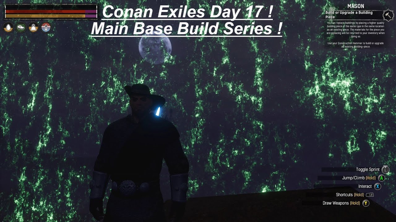 Conan Exiles Day 17 Main Base Build!