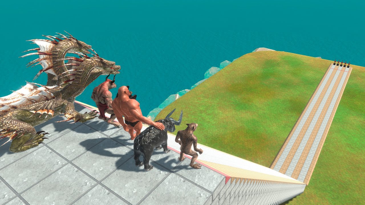 Slide Race Tournament - Animal Revolt Battle Simulator