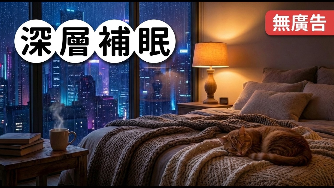 給身心俱疲的你：今晚不需再討好任何人。8小時深層睡眠音樂，沉澱自律神經，找回內心的寧靜｜月光療癒夜