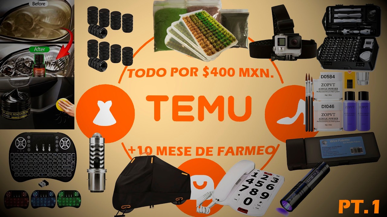 Todo por $ 400 Mxn. / Poniendo a prueba cosas de TEMU / Realmente sirven y duran?