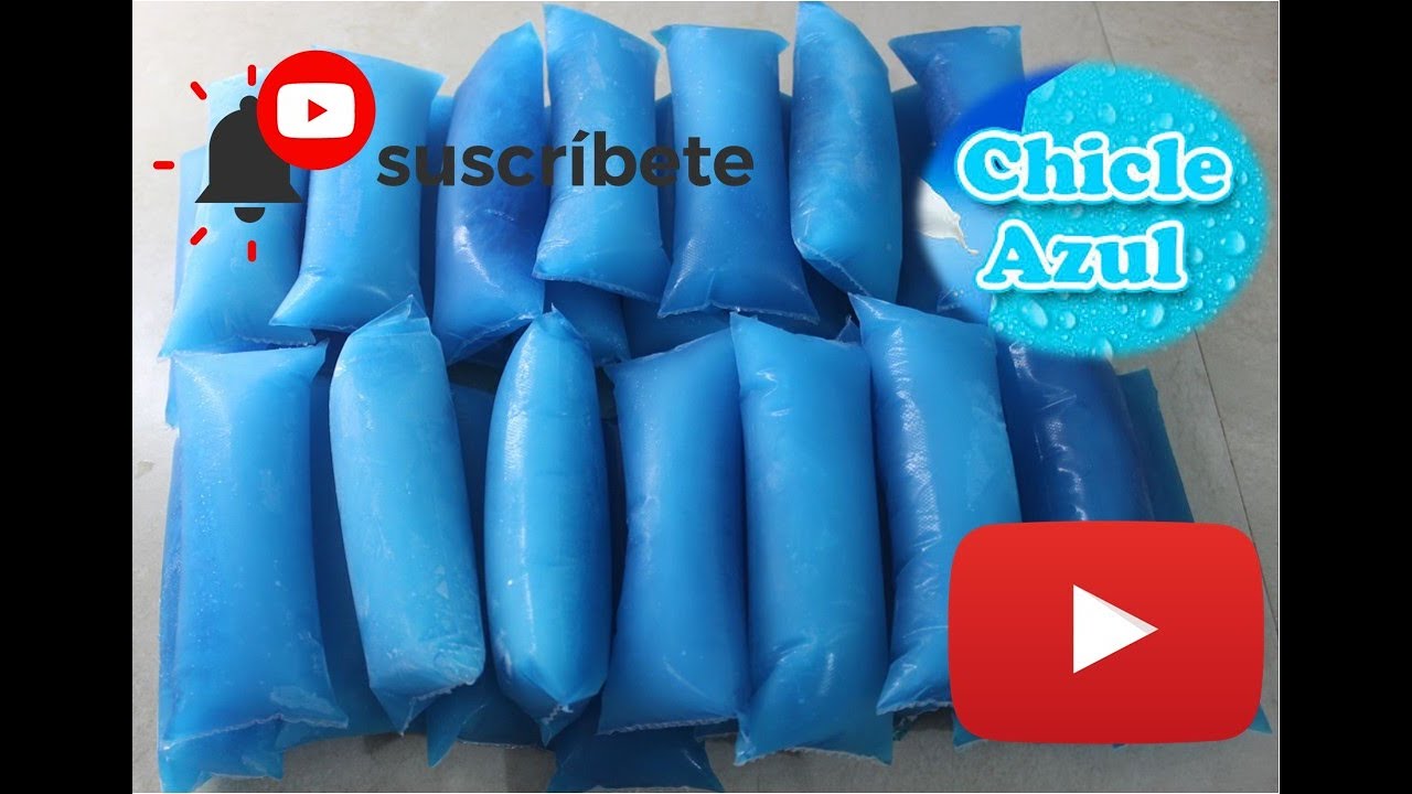 bolis de agua sabor chicle