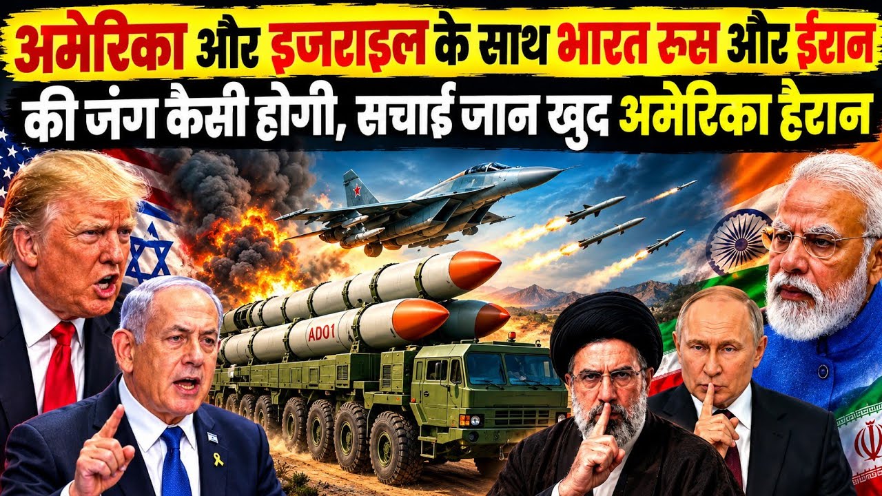 How will the war between India, Russia and Iran with America and Israel be? | Ankit Awasthi Sir 