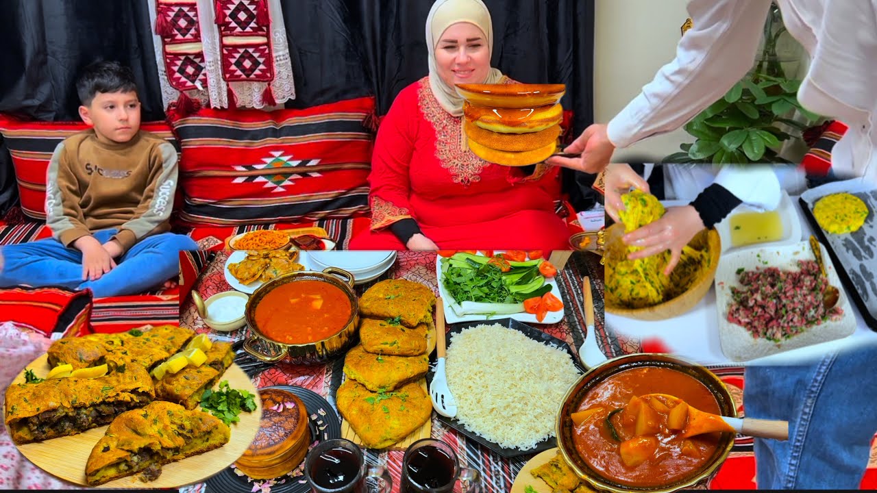 #اكسبلور ‏أحلى ‏وصفات بهذا الفيديو فطائر خبز عروك مركة  بطاطا سلطة الفواكه بان كيك ￼