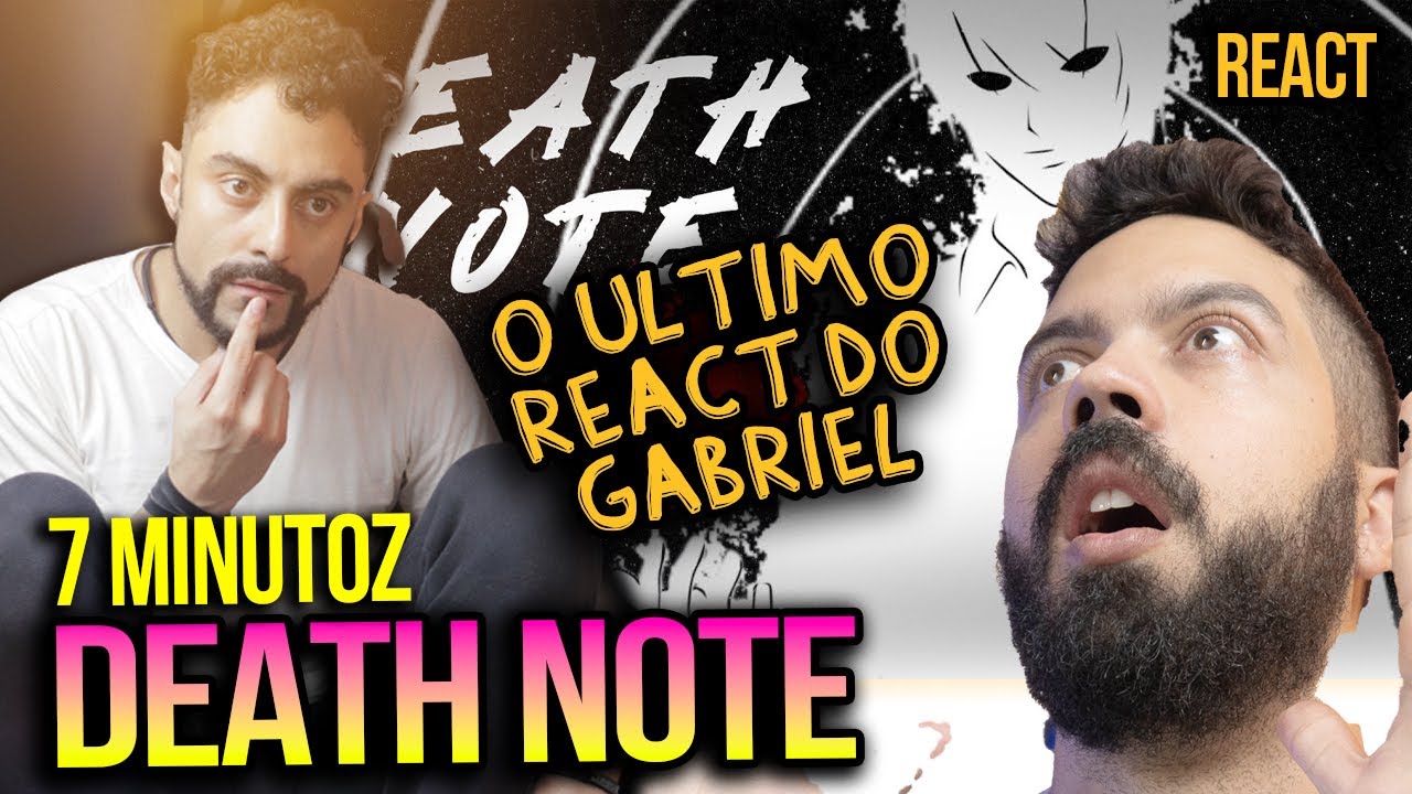 REACT de DEATH NOTE - Gabriel Rodrigues, Pablo Matheuz e Lucas A.R.T. [Prod. 808 Ander]