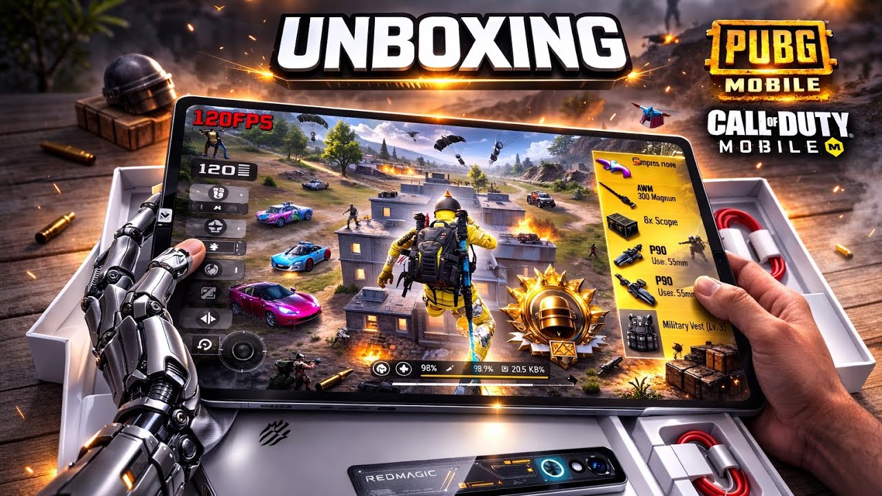 Unboxing RedMagic Astra 165FPS PUBG MOBILE & CODM Gameplay Test BGMI