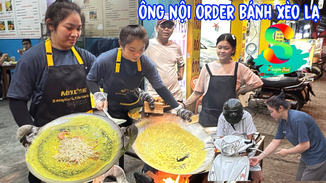 🟢Cô 3 xanh mặt vì Ông nội order bánh xèo lạ...
