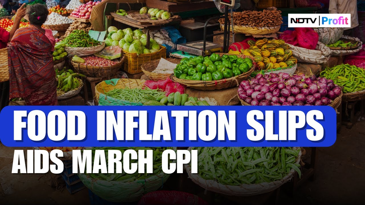 March CPI Inflation Slips To 5-Year Low At 3.34% | CPI Inflation News | NDTV Profit