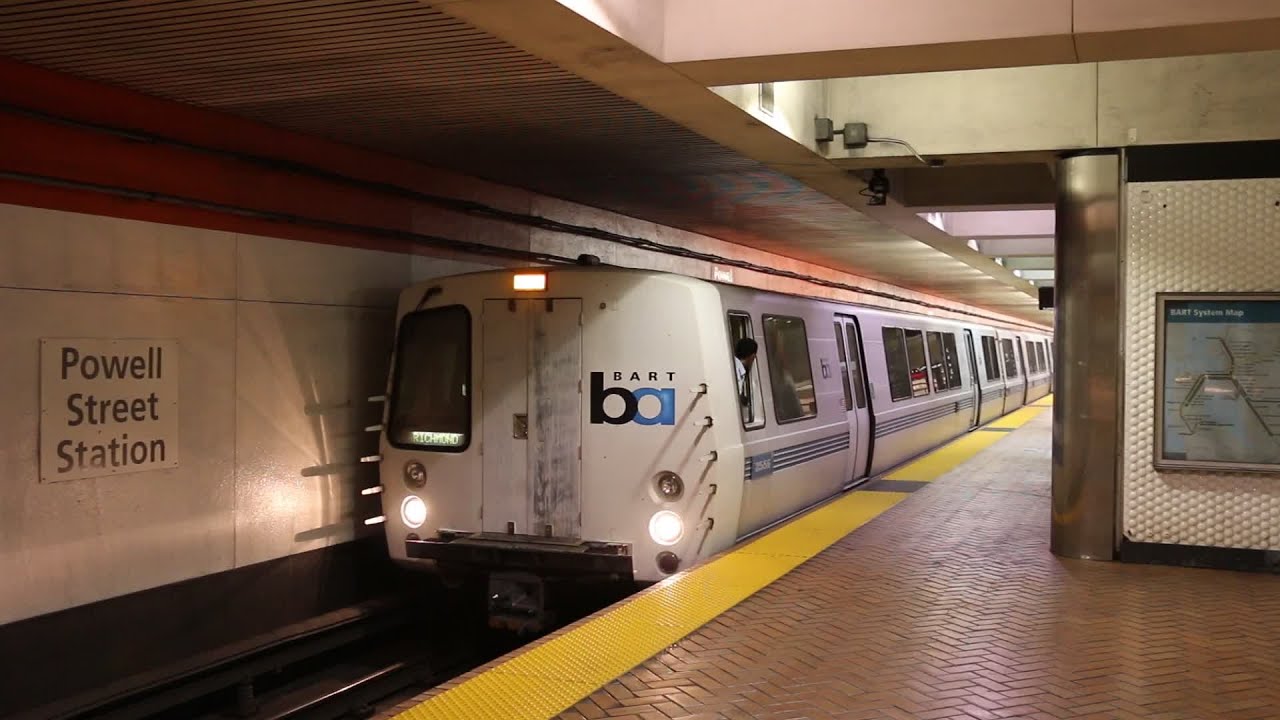 San Francisco Bay Area Rapid Transit (BART) Trains and Ride to the Airport