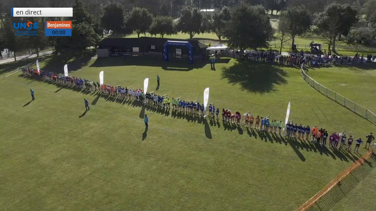 Course Benjamines : Championnat de France UNSS de Cross-country 2024