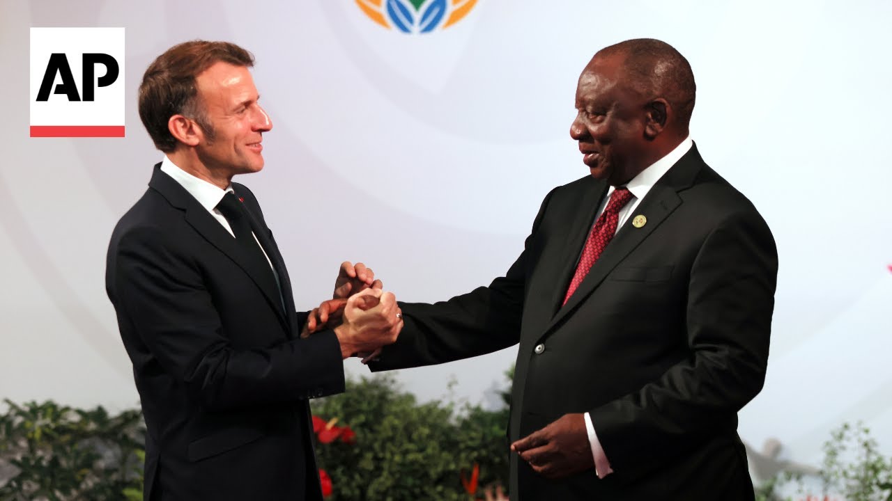 World leaders arrive for Africa's first G20 summit