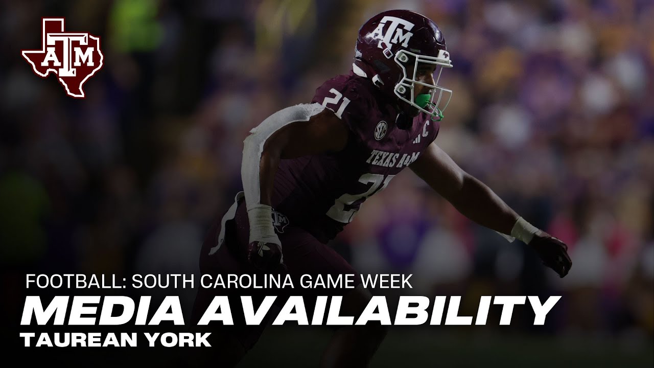 South Carolina Game Week Media Availability: Taurean York