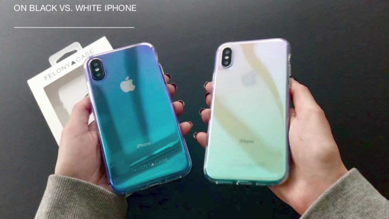 FELONY CASE // Reflective Holographic Case for iPhone X - Unboxing and Application Tutorial