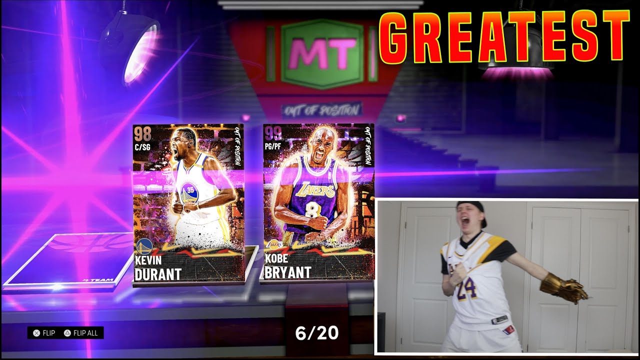 The GREATEST DARK MATTER KOBE BRYANT Pack Opening you will EVER WATCH... NBA 2K21