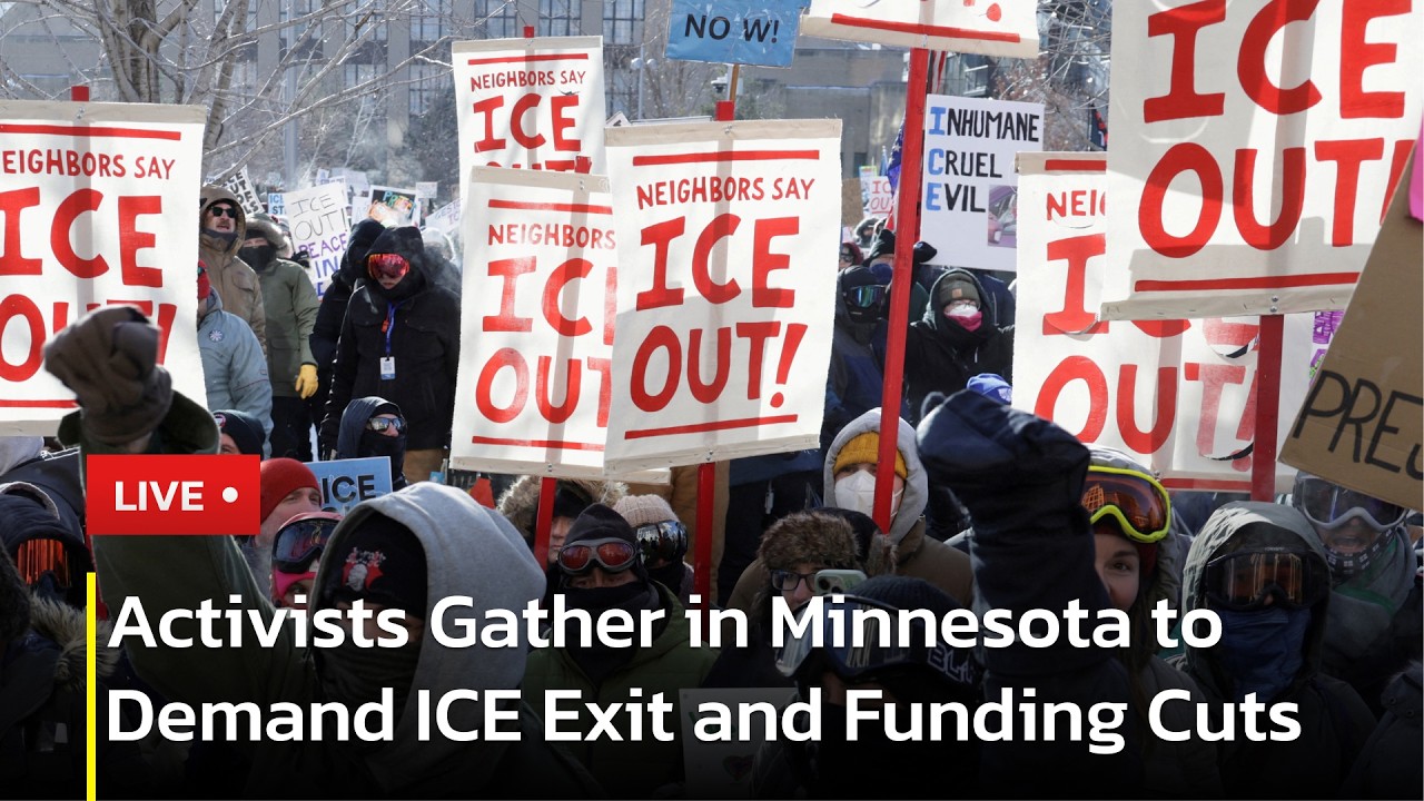 Protesters in Minnesota Demand Congress Defund ICE And Remove Agency From State | AC1P