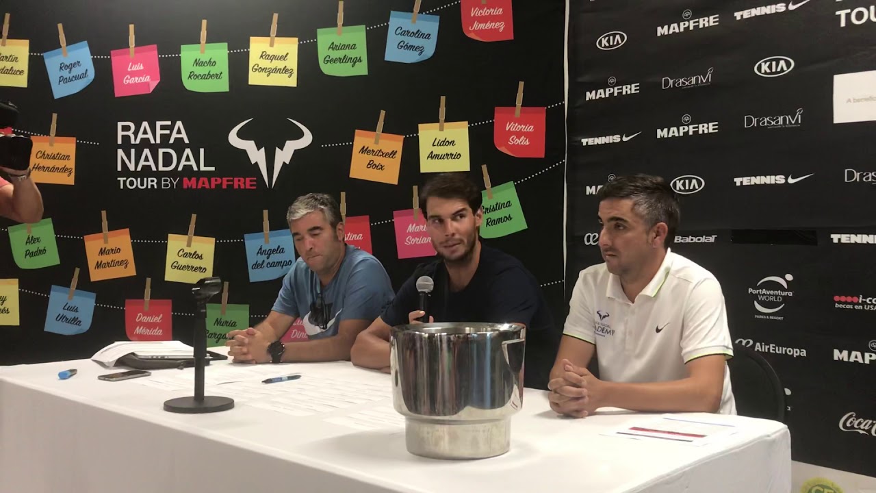 Rafa Nadal, presente en el sorteo del Máster del Rafa Nadal Tour by MAPFRE