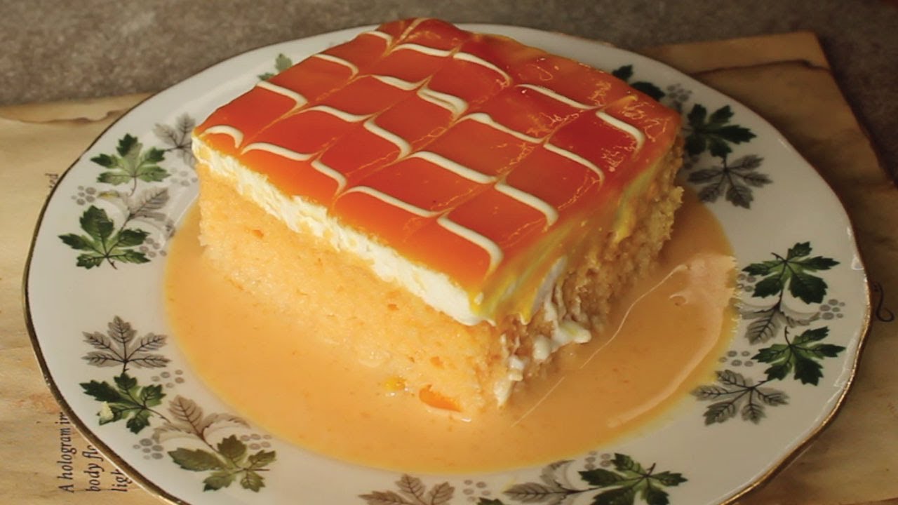 Mango Milk Cake 😍 Recipe By Chef Hafsa