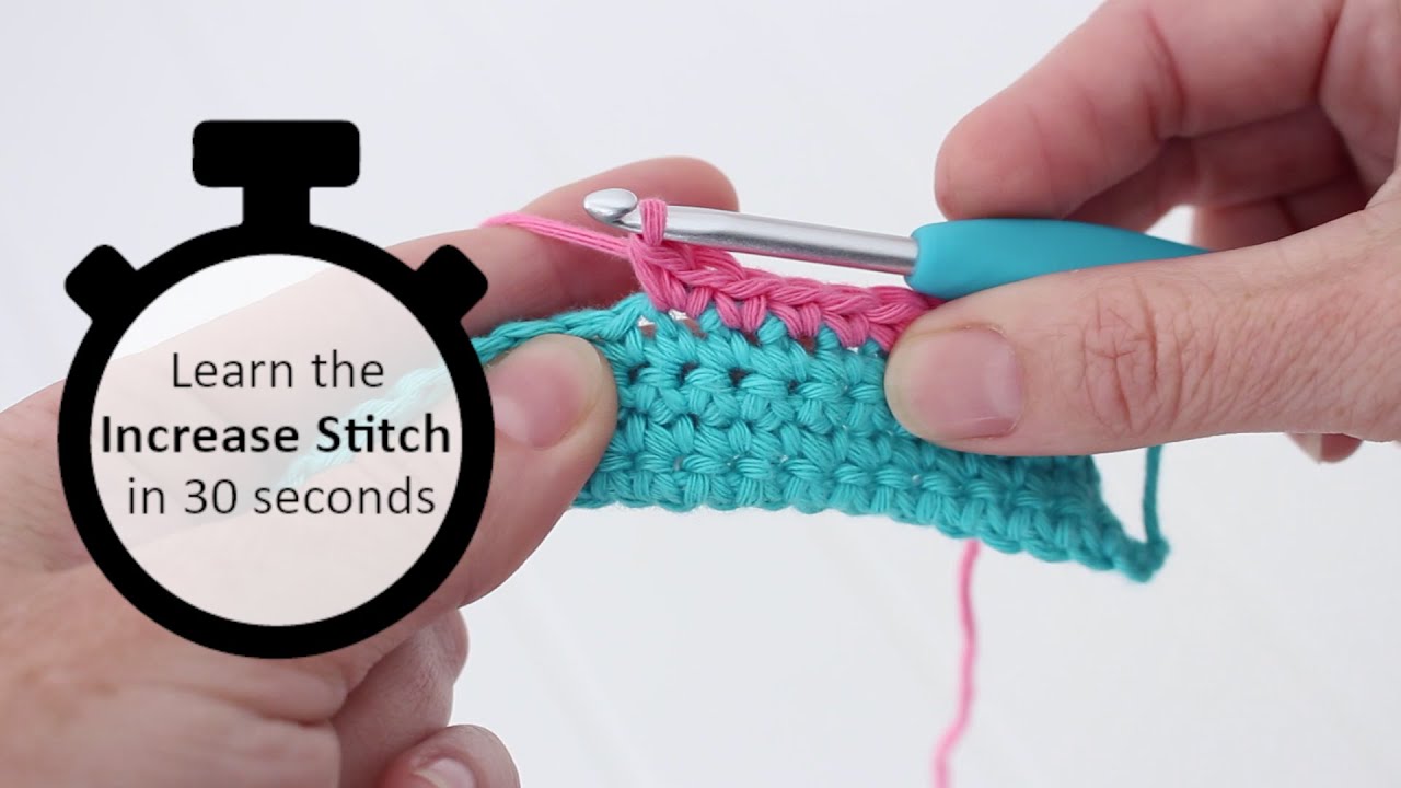 Increase stitch (inc) | How to do an increase stitch in crochet