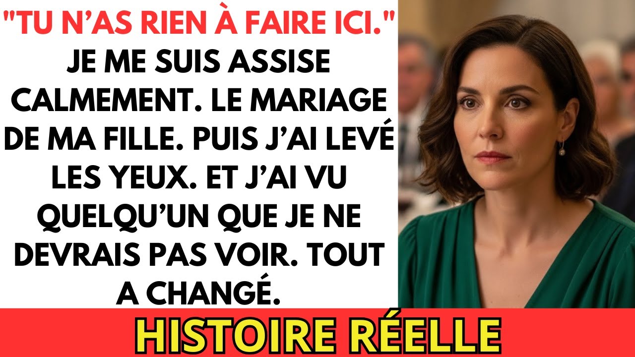 Au mariage de ma fille, j'étais face à mon passé... Mais quand il a pris le micro, alors...