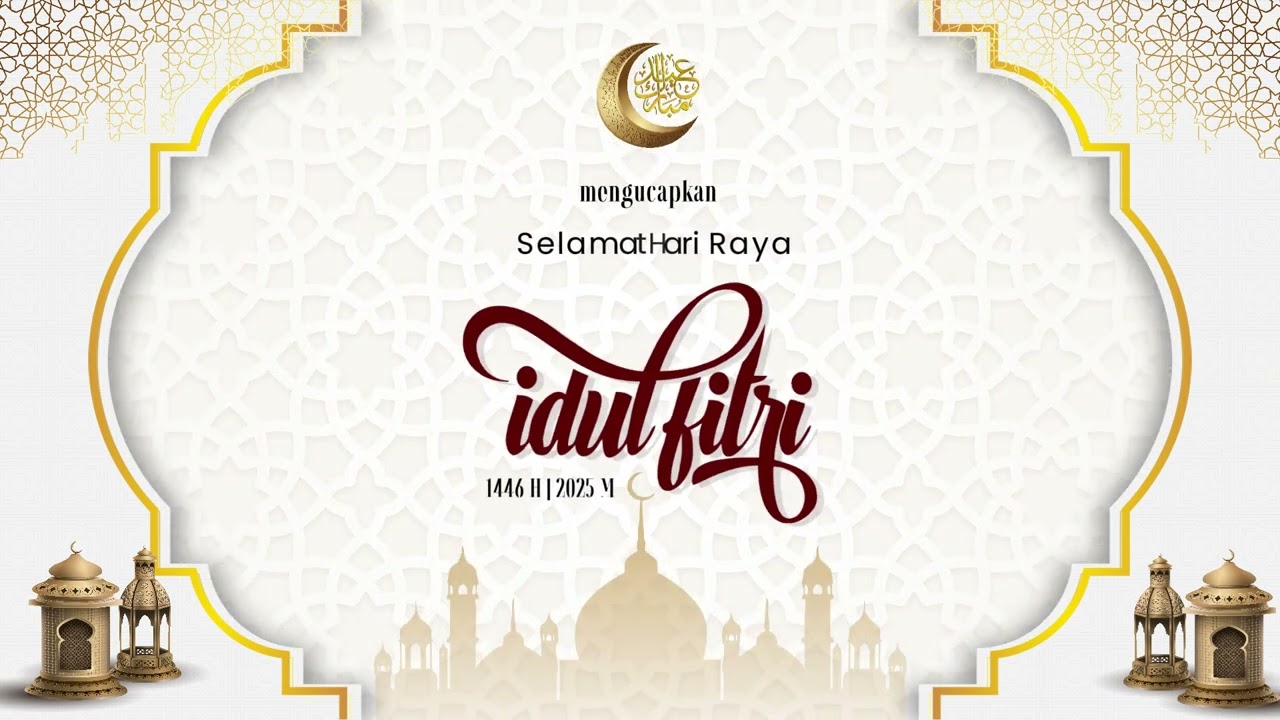 Video Intro Ucapan Idul Fitri 2025 Part 14