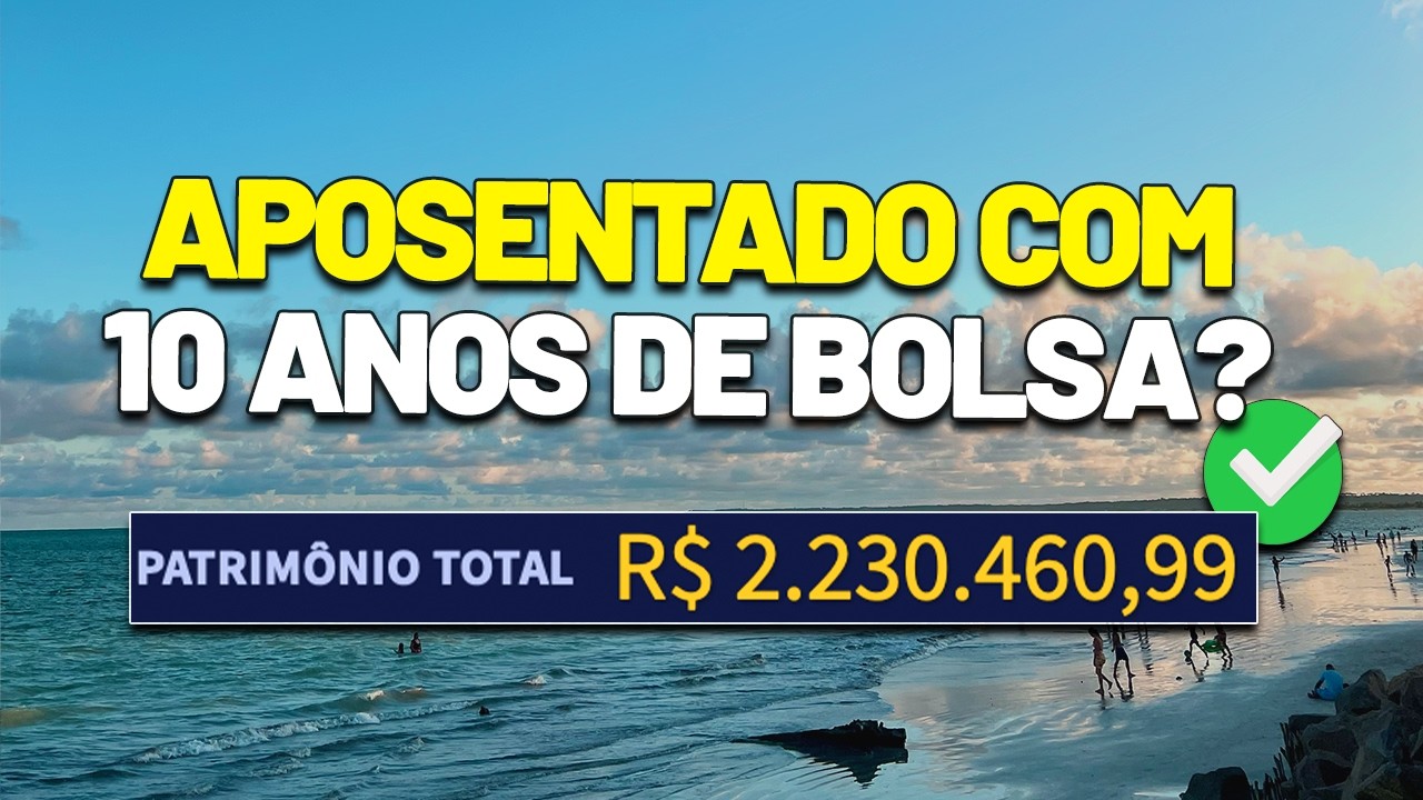 QUANTO RENDE 2,2 MILH&Otilde;ES EM A&Ccedil;&Otilde;ES? DA PRA PARAR DE TRABALHAR? CARTEIRA DE DIVIDENDOS