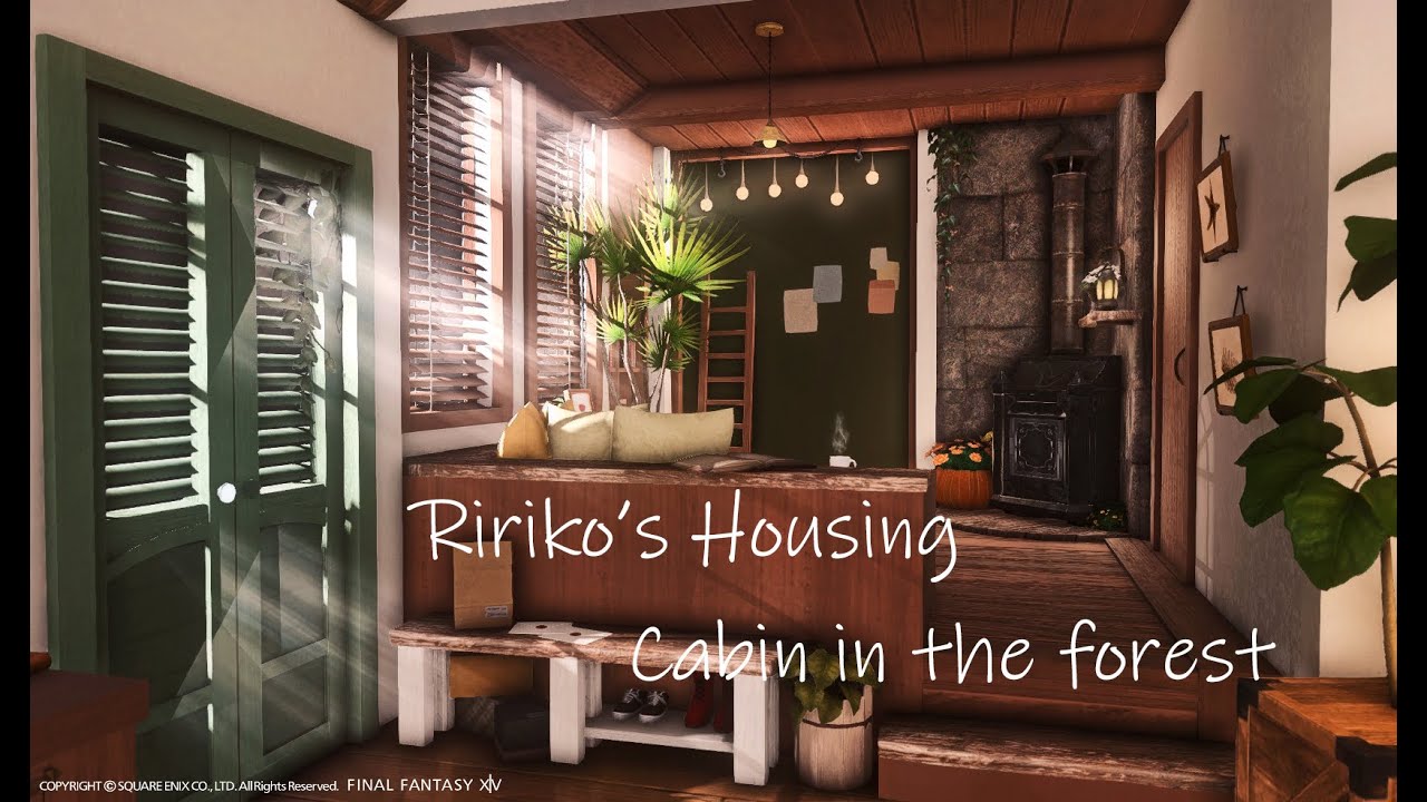 FFXIV HOUSING : Cabin in the forest [M]