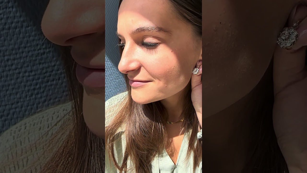 Boucles d oreilles diamants cadeau naissance anniversaire