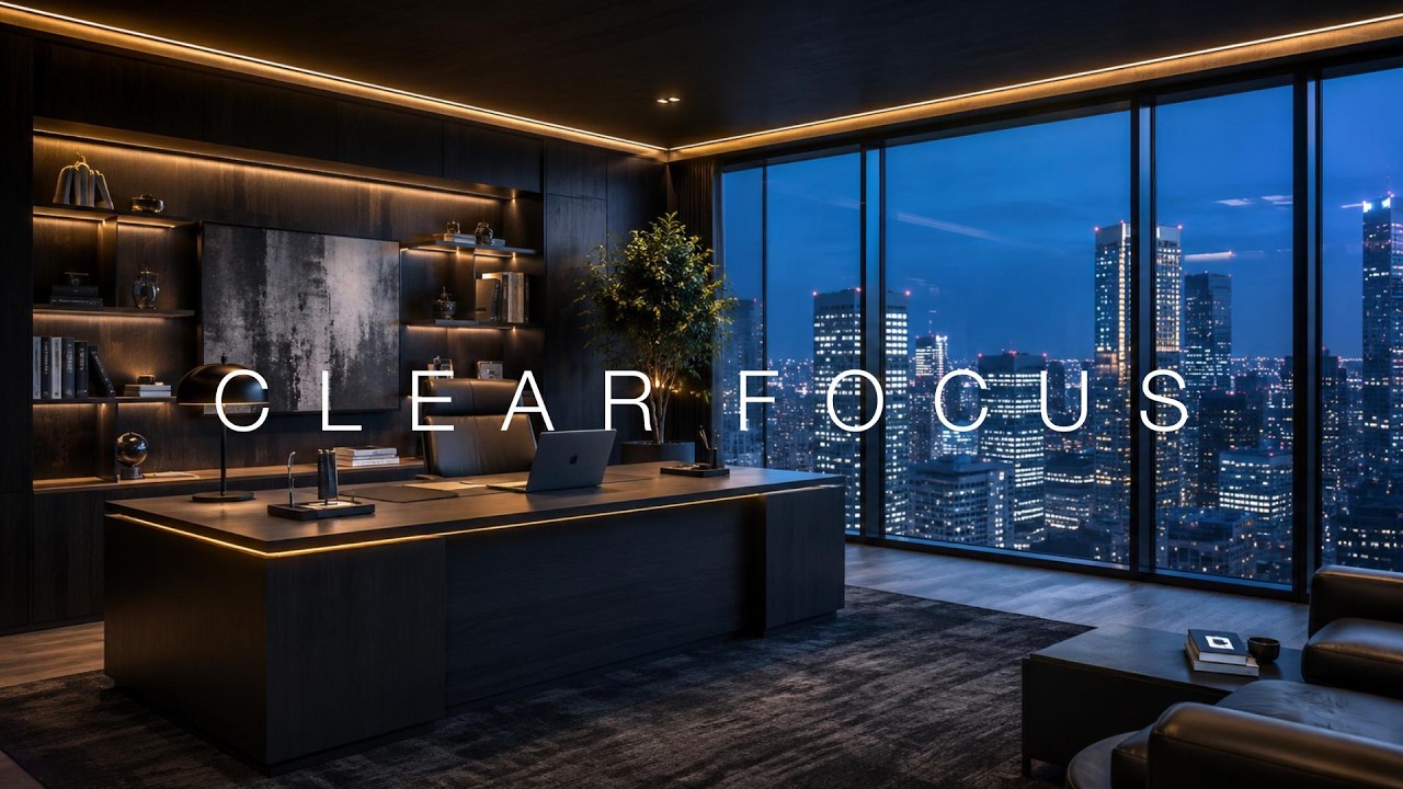 Deep Work Music｜Clear Focus Executive Office for Complex Tasks