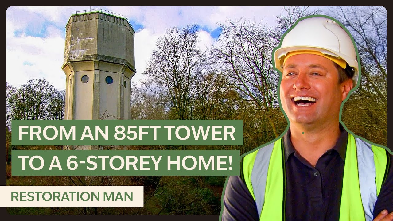 85 Foot Art Deco Water Tower Makeover | Restoration Man | S4 EP6