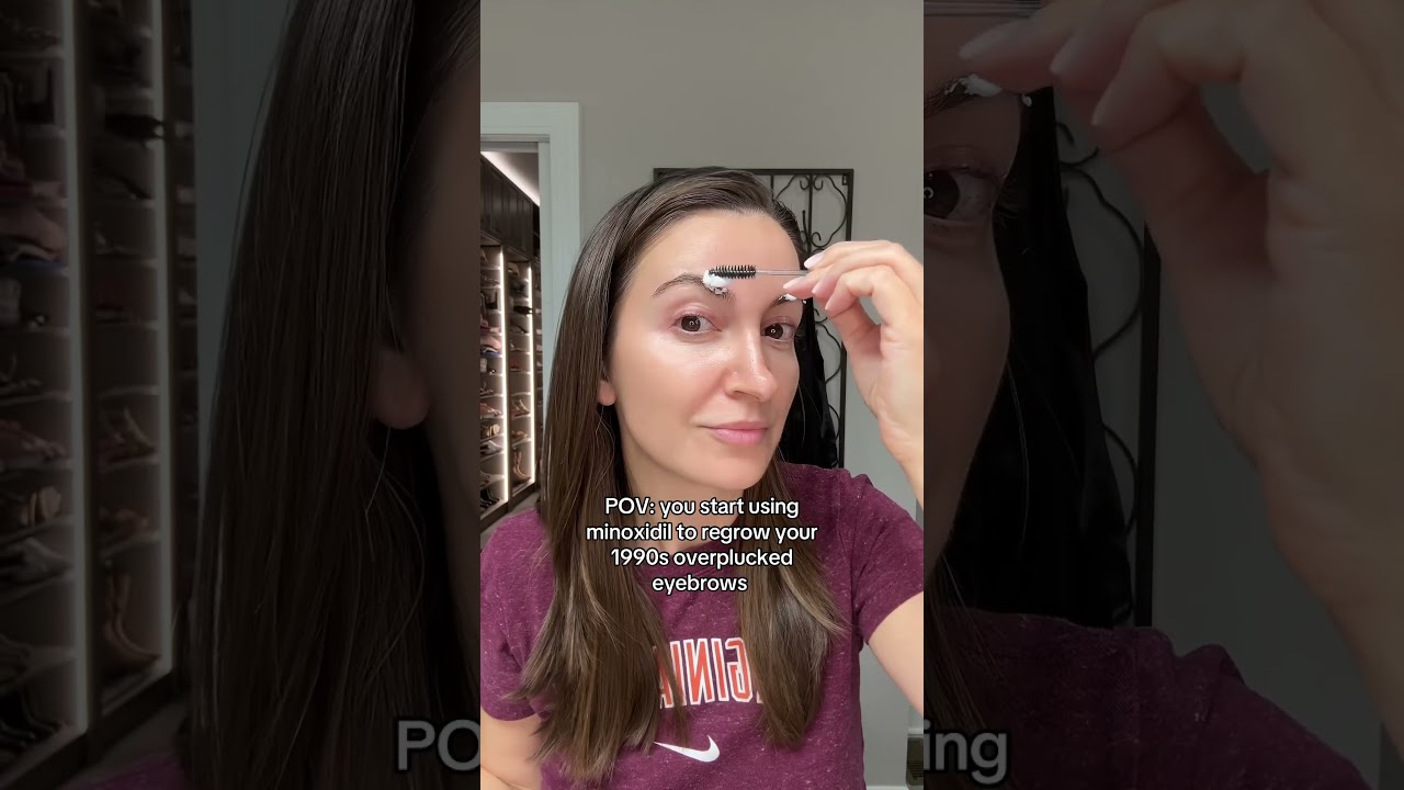 Can Minoxidil Regrow Overplucked Brows? Watch This!