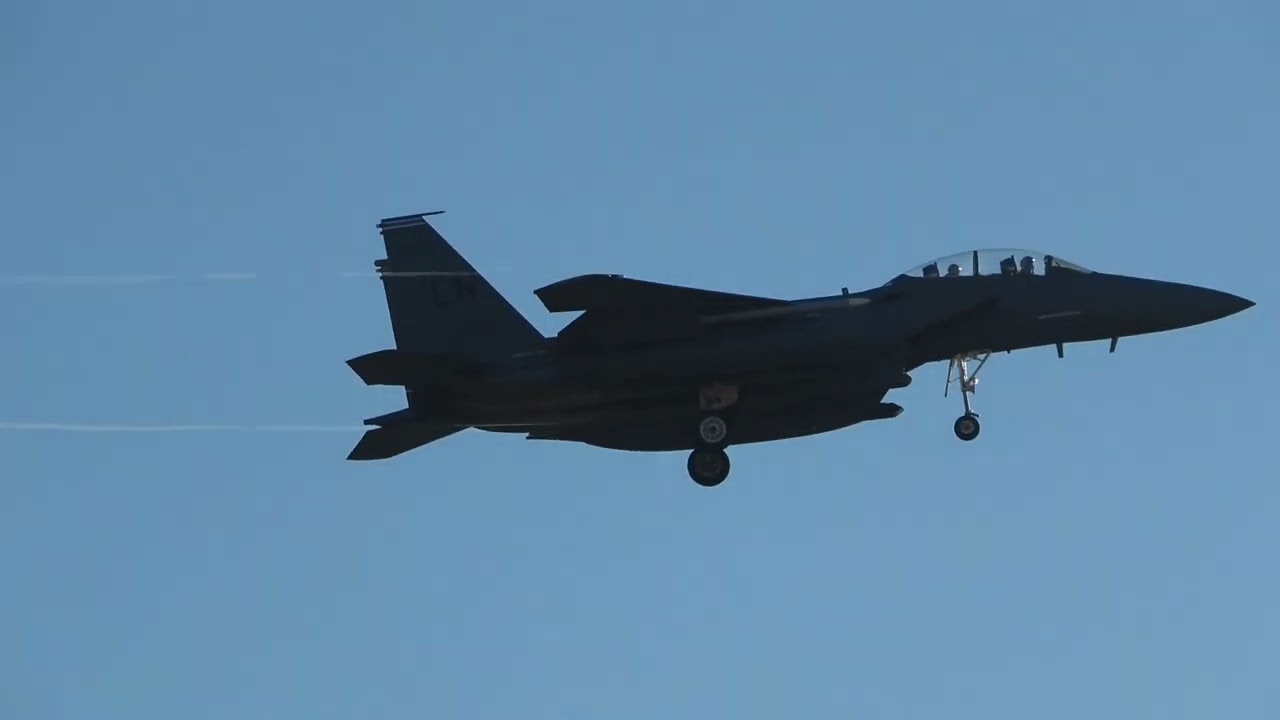 Lakenheath Winter Spotting Video 13th January 2022. #f15e #f35