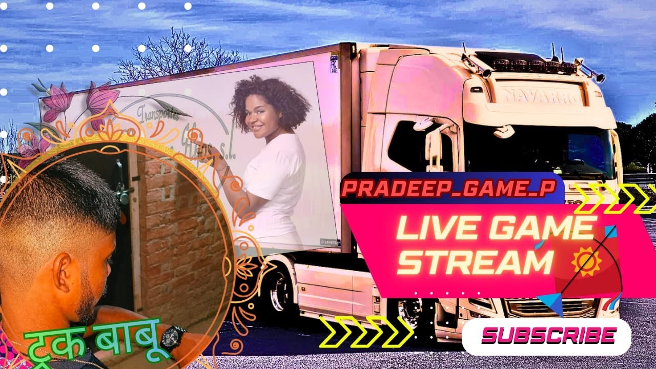 Night Rain Truck Driving I Truck of Europe3 LIVE Stream