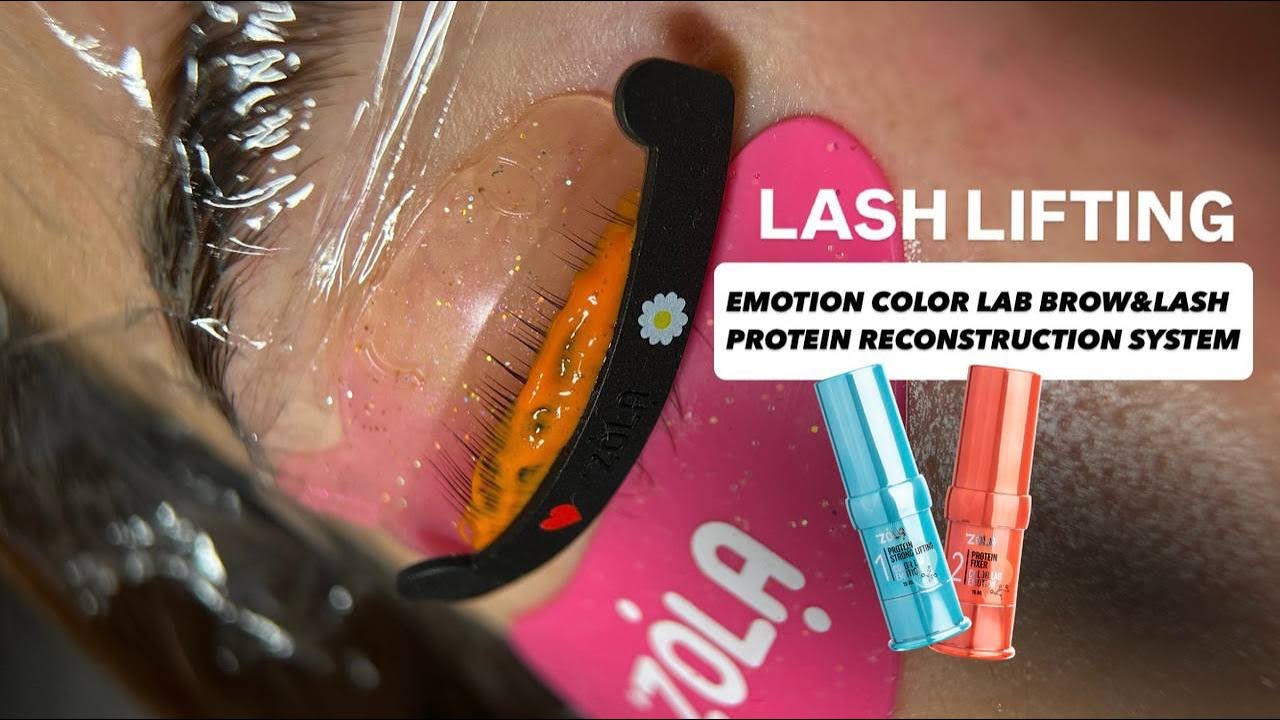 Tutorial Lash Lifting EMOTION COLOR LAB BROW&LASH PROTEIN RECONSTRUCTION SYSTEM, Zola