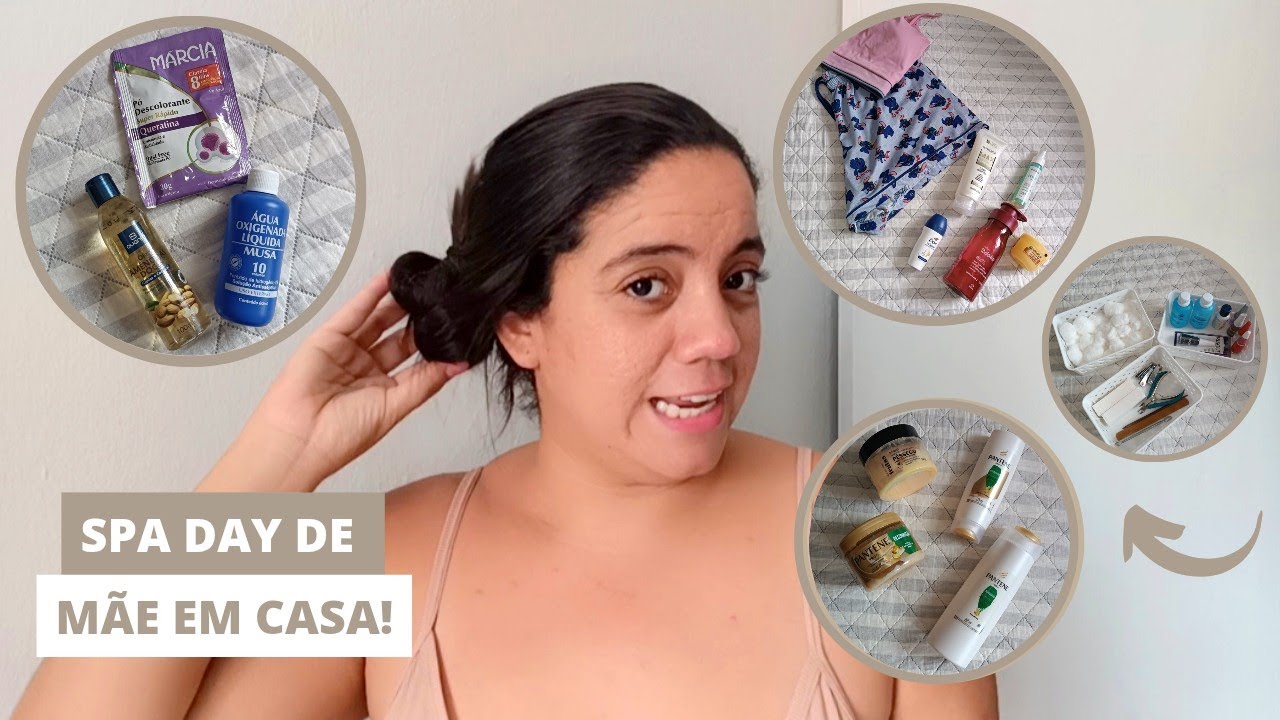 BANHO DE LUA, SKIN CARE, MANICURE, HIDRATAÇÃO, DEPILAÇÃO - SPA DAY DE MÃE EM CASA! | CRISLANE MOTA