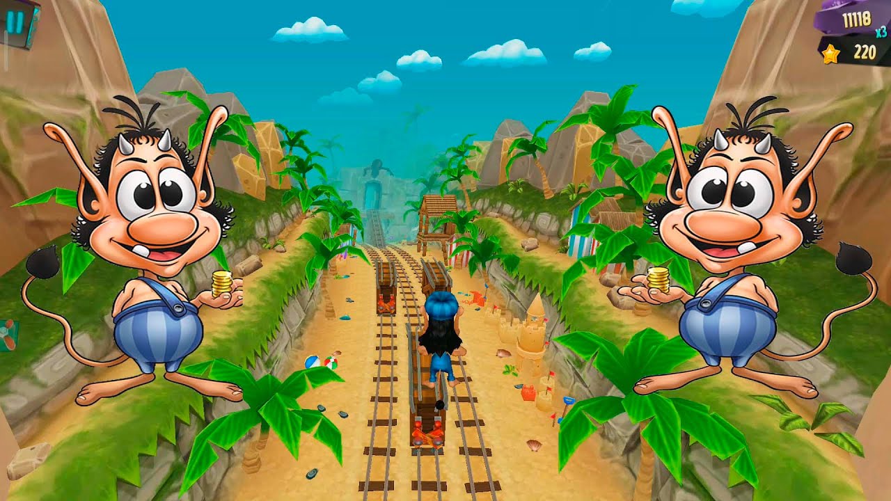 Hugo Troll Race 2 - The Daring Rail Rush Fun game #2