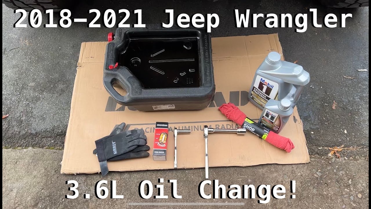 2018-2021 Jeep Wrangler 3.6L Oil Change! SAVE $$ DO IT YOURSELF
