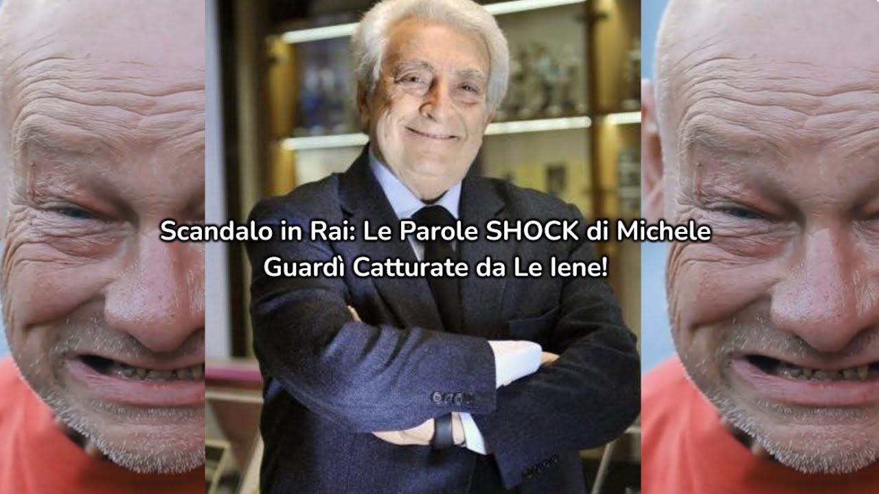 😱 Scandalo in Rai: Le Parole SHOCK di Michele Guard&igrave; Catturate da Le Iene! 🎥🚨