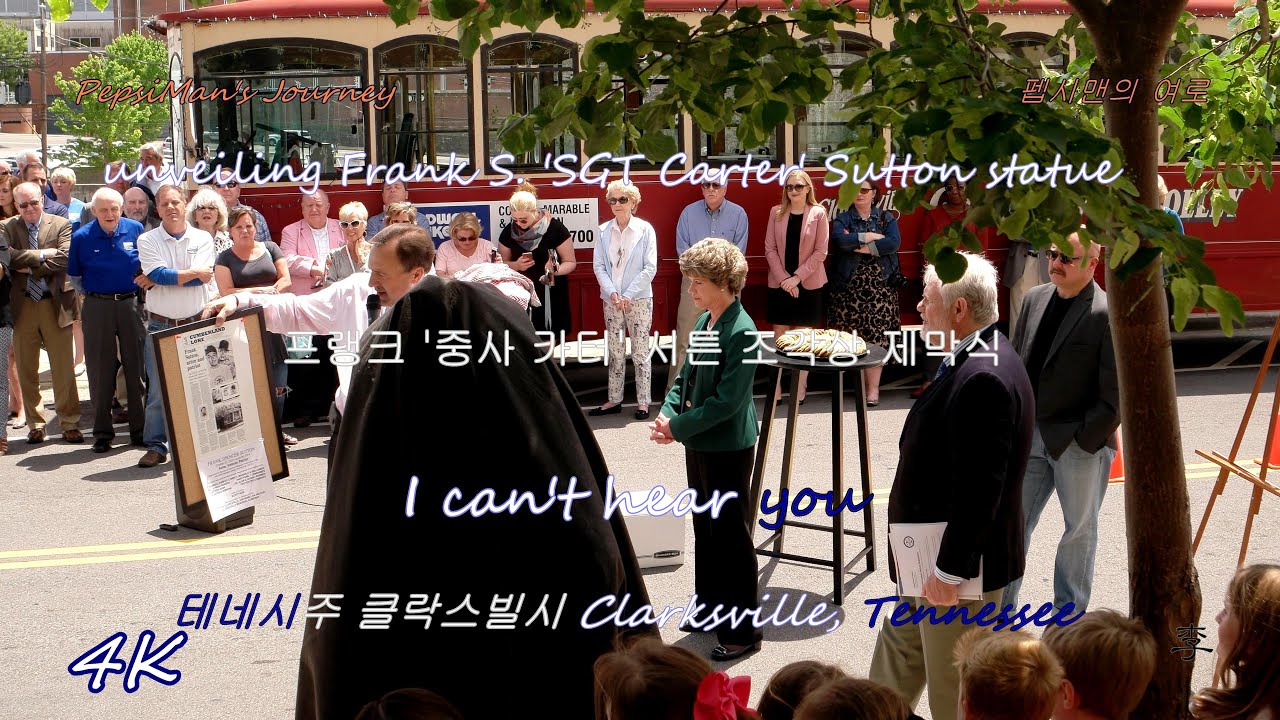 Frank 'SGT Carter' Sutton statue unveiling | Gomer Pyle USMC | NX500