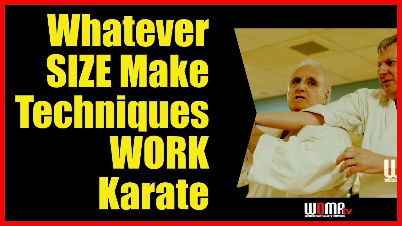 Whatever SIZE Make Techniques WORK Karate