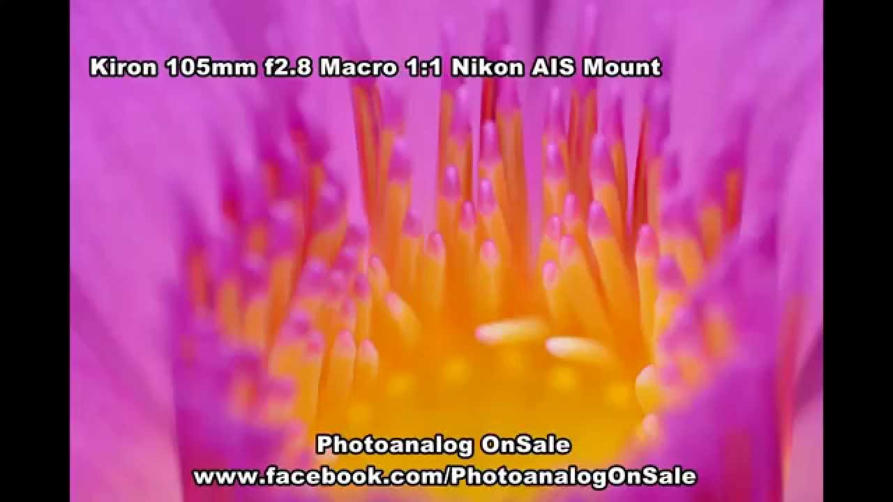 Photoanalog Pix Test Kiron 105mm f2.8 Macro 1:1 Nikon AIS Mount