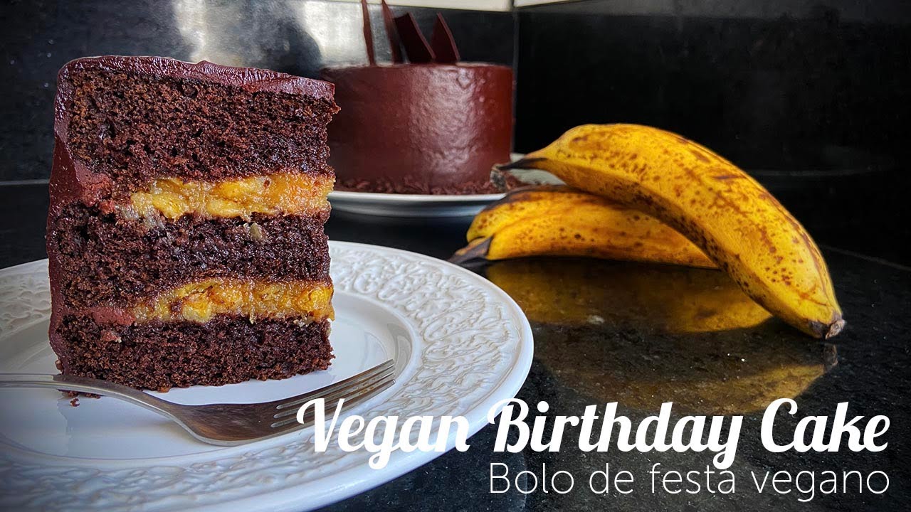 BOLO DE FESTA VEGANO | VEGAN BIRTHDAY CAKE | CHUBBY VEGAN