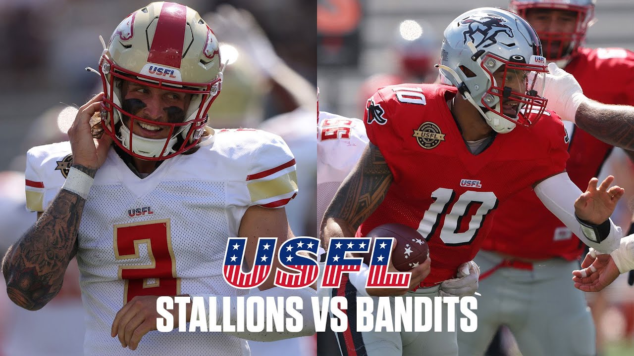USFL Extended Highlights - Birmingham Stallions vs. Tampa Bay Bandits - Week 10