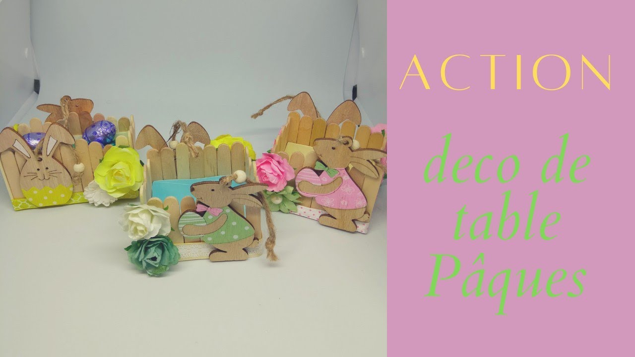 Tuto déco de table pour Pâques #action
