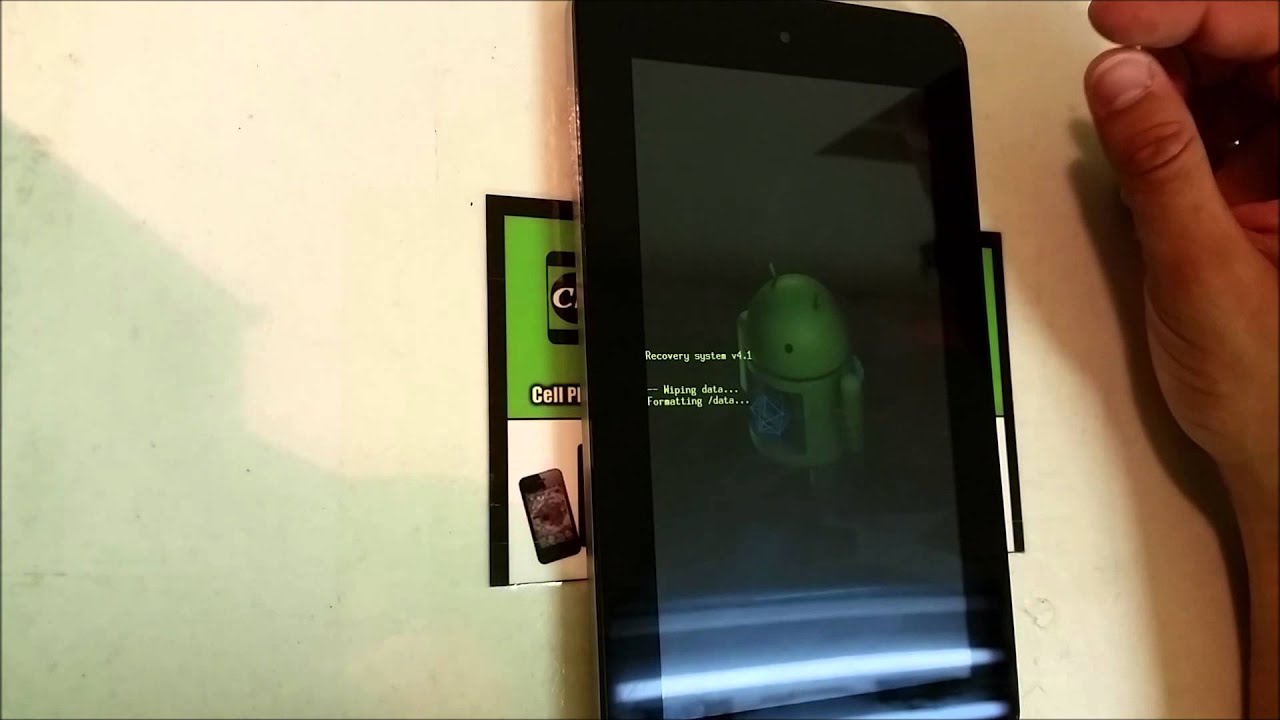How to ║ Hard Reset HP Slate 7 Tablet ║ Factory Reset