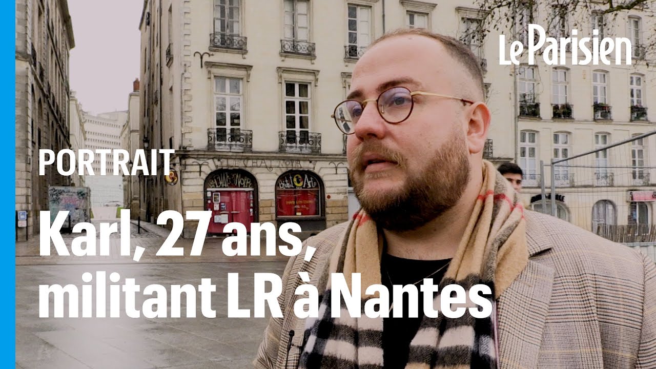 Karl, 27 ans, militant LR à Nantes en lutte contre les «antifas», se mobilise pour Pécresse