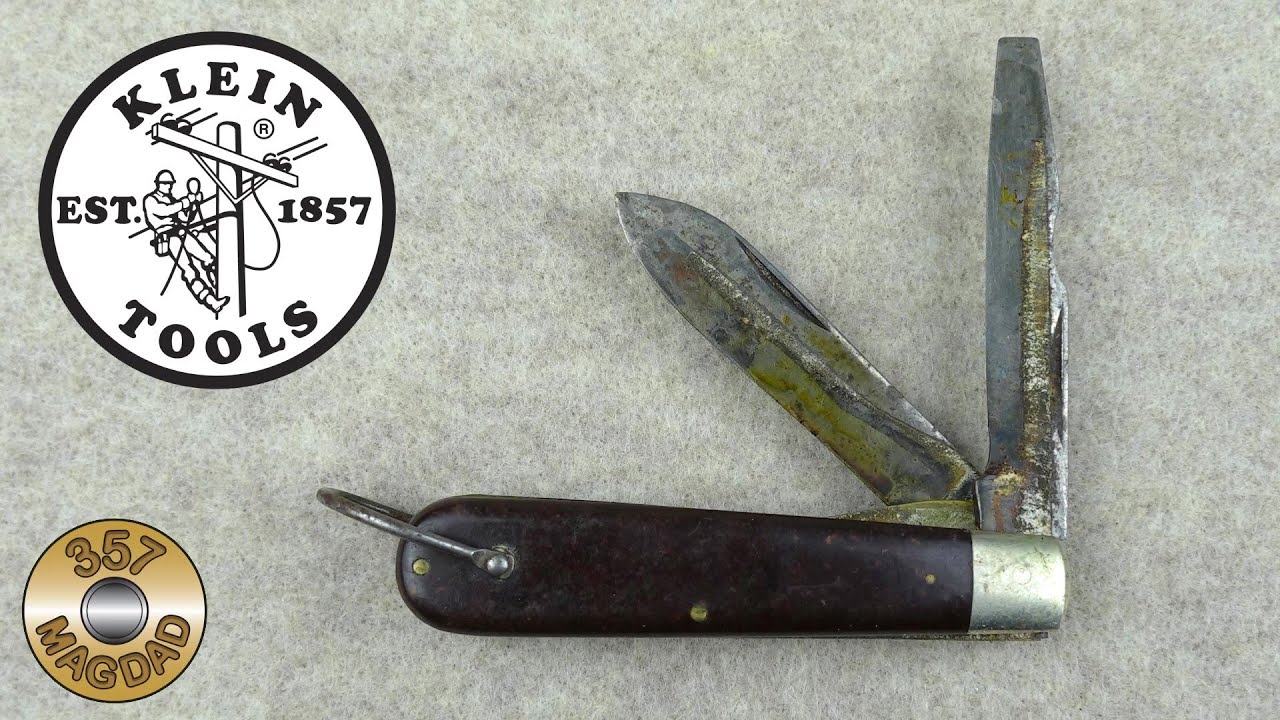 M. Klein and Sons Electrician's Pocket Knife Restoration