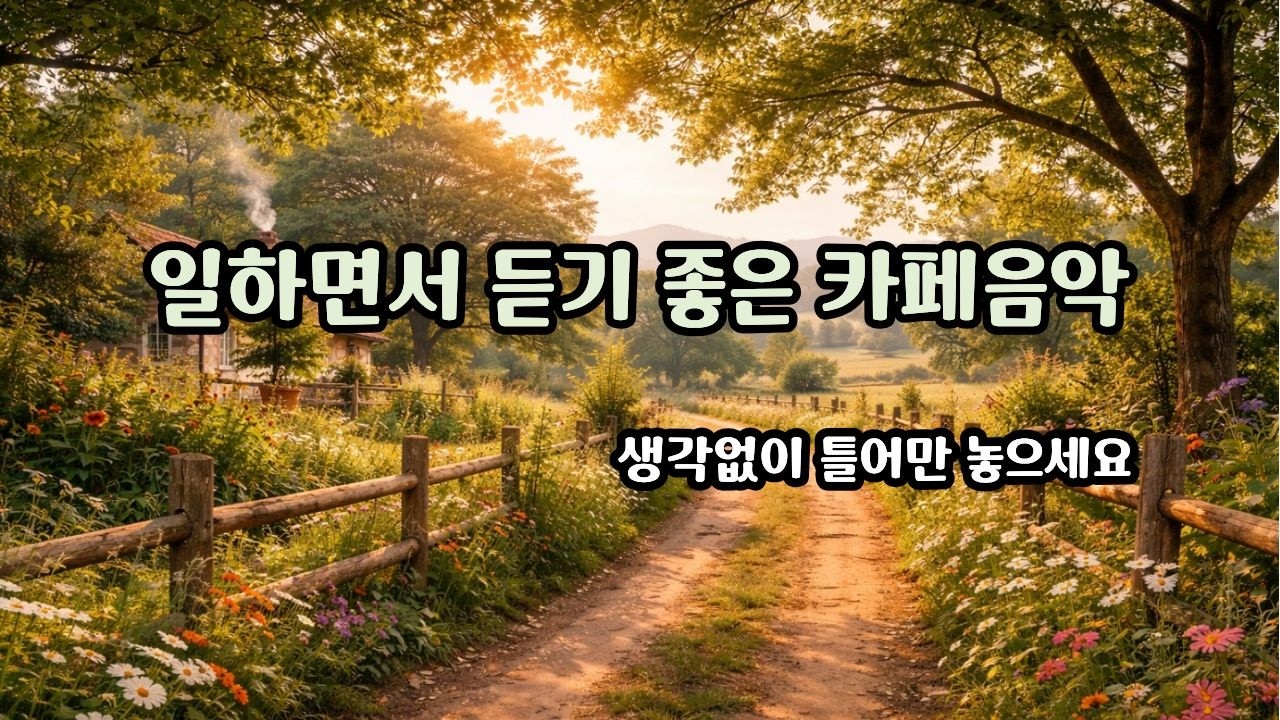 😂✅일하면서 듣기 좋은 카페 음악 #1 생각 없이 틀어 만 놓으세요